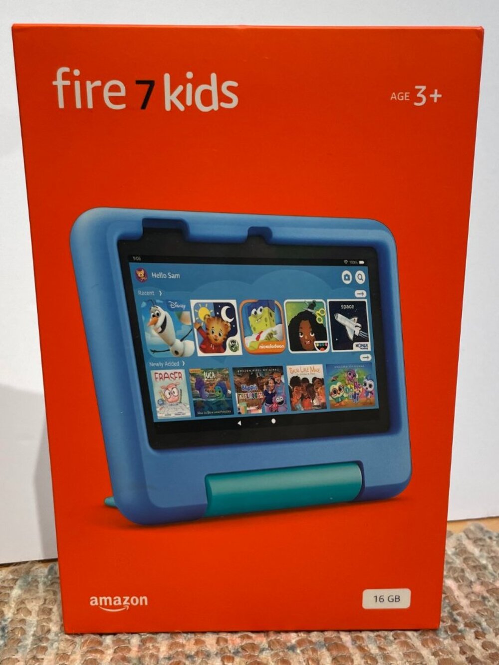 NIB Amazon Fire 7 Kids Tablet 12th Gen 16GB Blue Factory Sealed Brand NEW